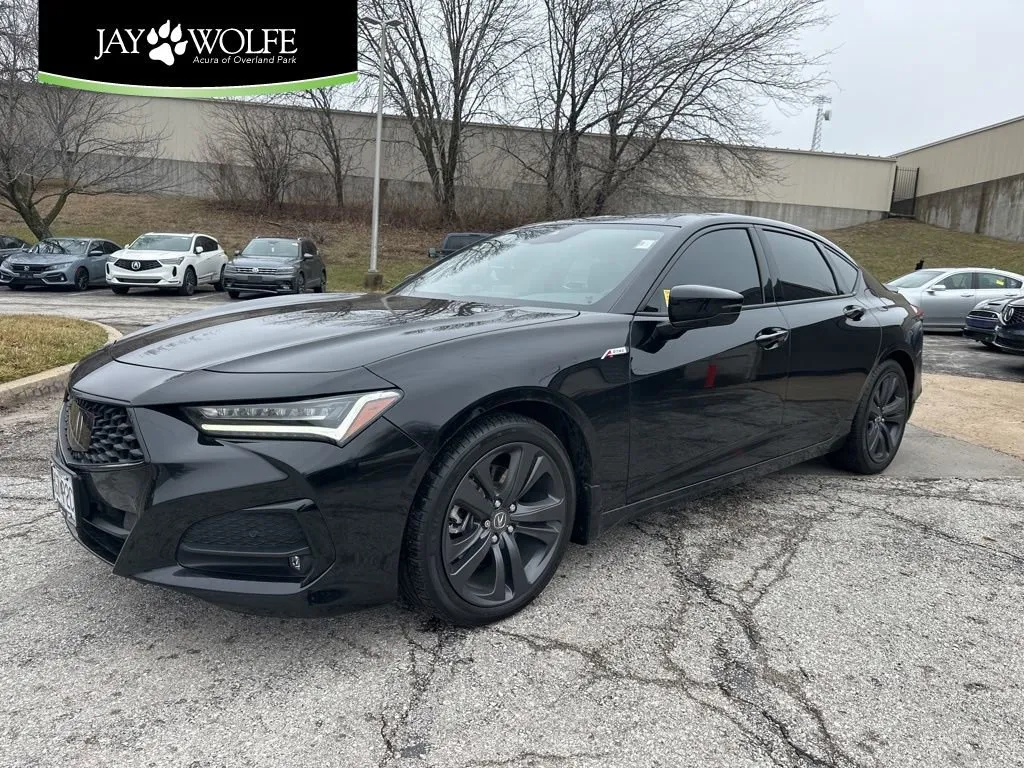 Black 2023 Acura TLX w/A-Spec Package for sale in Overland Park, KS