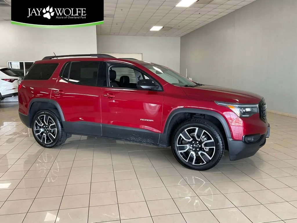 Red 2019 GMC Acadia SLT for sale in Overland Park, KS