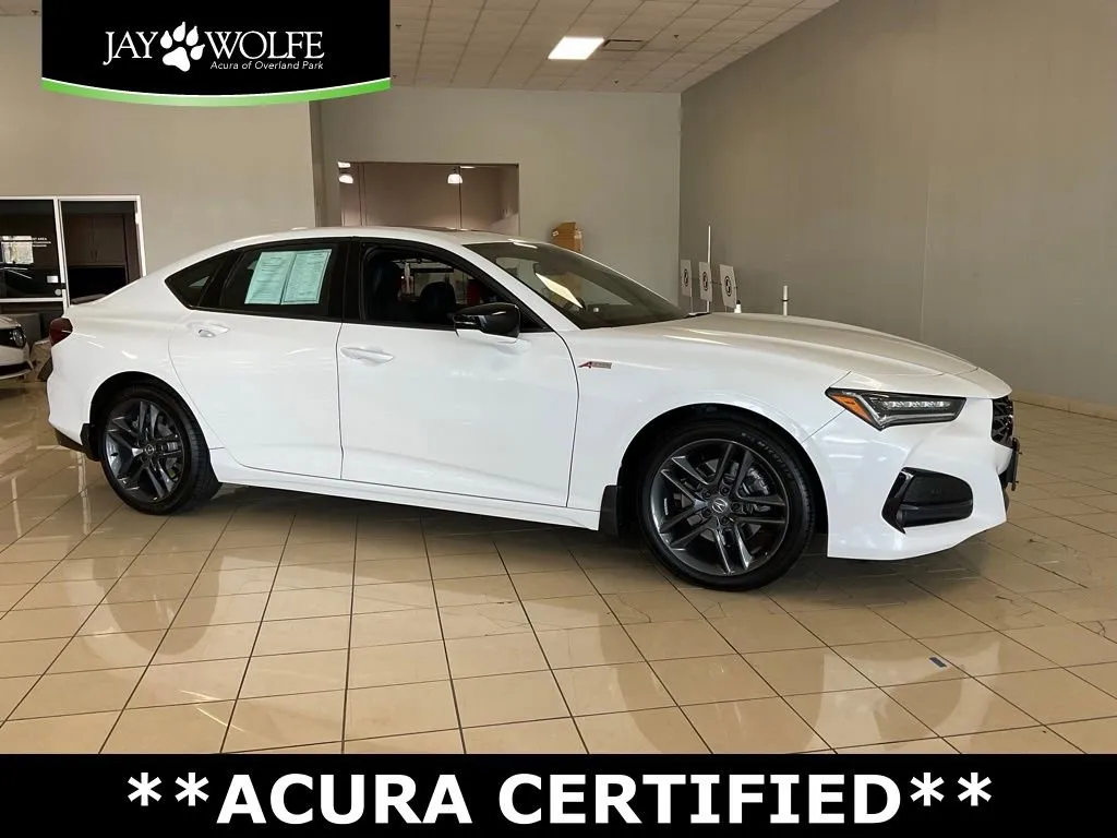 White 2024 Acura TLX w/A-Spec Package for sale in Overland Park, KS