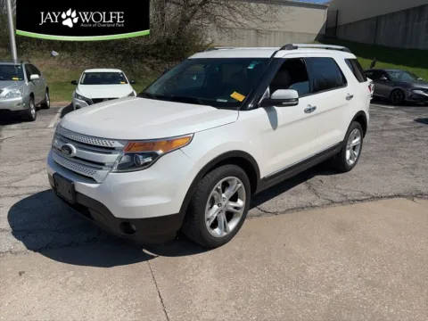 White 2015 Ford Explorer Limited for sale in Overland Park, KS