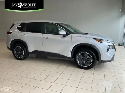 Silver 2024 Nissan Rogue SV for sale in Overland Park, KS