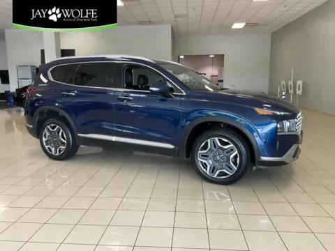 Blue 2022 Hyundai Santa Fe Limited for sale in Overland Park, KS