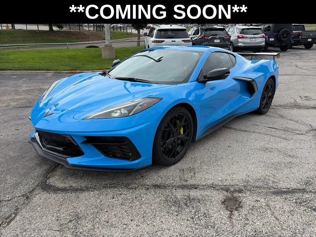 Blue 2022 Chevrolet Corvette 2LT for sale in Overland Park, KS