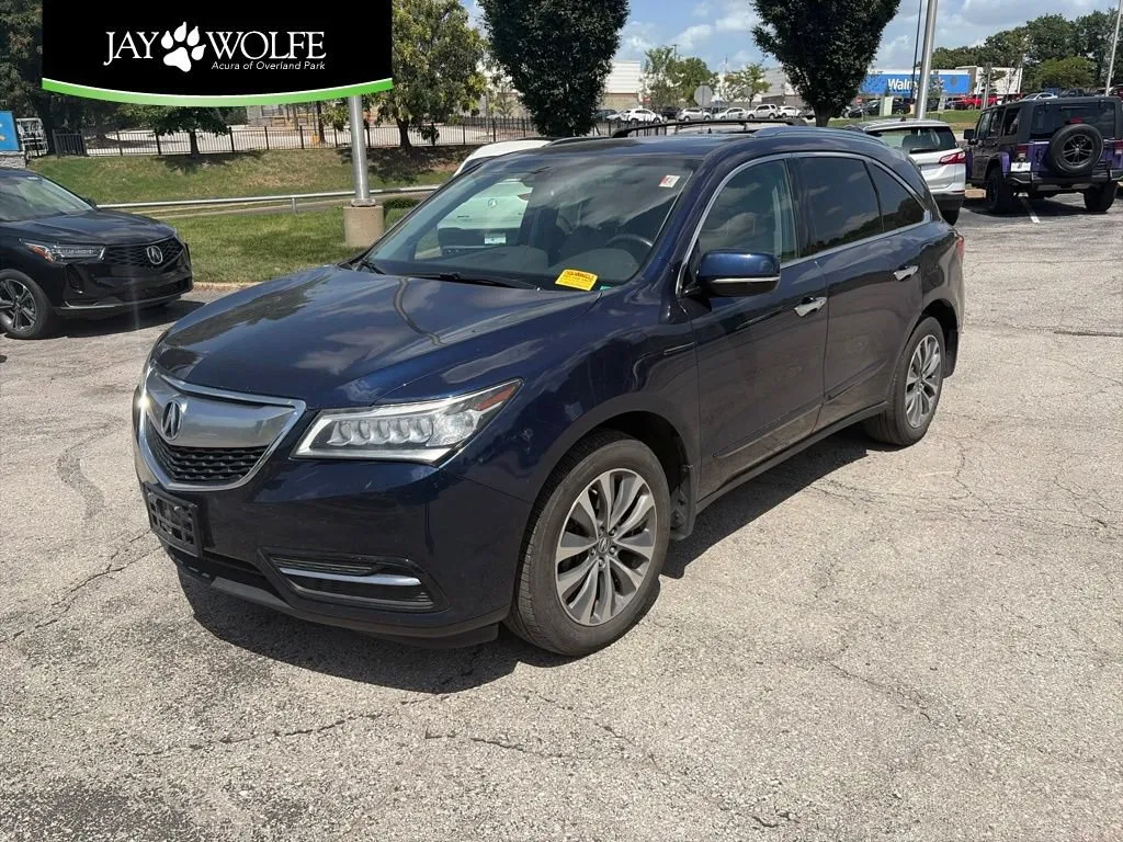 Blue 2015 Acura MDX Tech Pkg for sale in Overland Park, KS