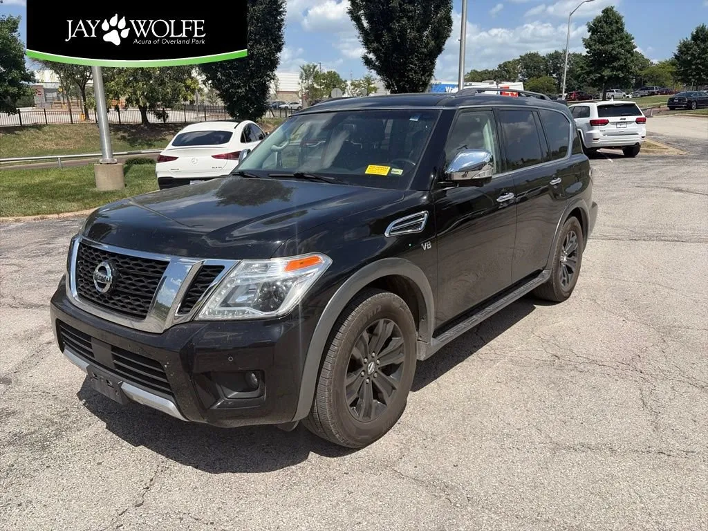 Black 2017 Nissan Armada Platinum for sale in Overland Park, KS