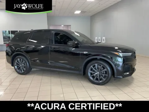 Black 2025 Acura MDX w/A-Spec Package for sale in Overland Park, KS
