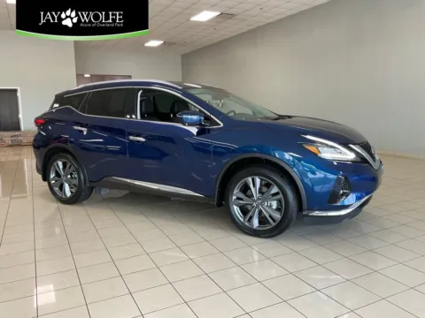 Blue 2021 Nissan Murano Platinum for sale in Overland Park, KS