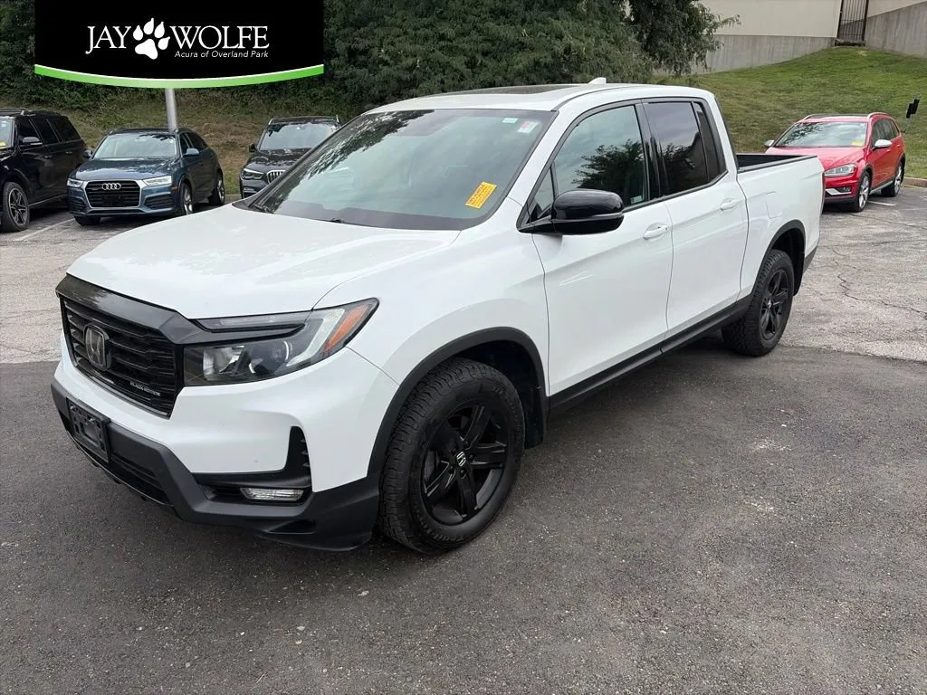 White 2022 Honda Ridgeline Black Edition for sale in Overland Park, KS