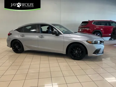 Silver 2023 Honda Civic Hatchback Sport for sale in Overland Park, KS