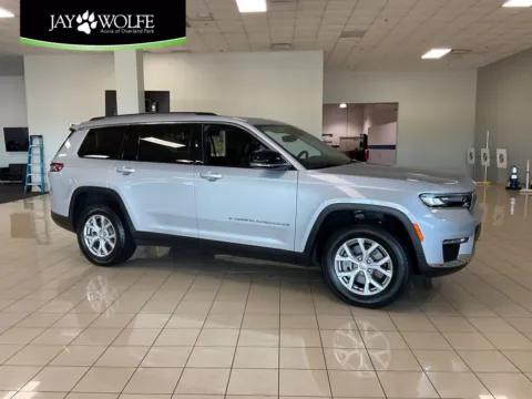 Silver 2022 Jeep Grand Cherokee L Limited for sale in Overland Park, KS