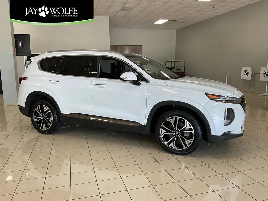 White 2020 Hyundai Santa Fe Limited for sale in Overland Park, KS