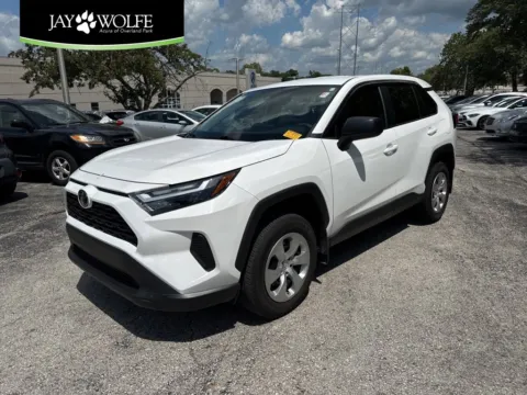 White 2023 Toyota RAV4 LE for sale in Overland Park, KS