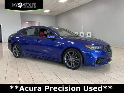 Blue 2019 Acura TLX w/A-Spec Pkg Red Leather for sale in Overland Park, KS