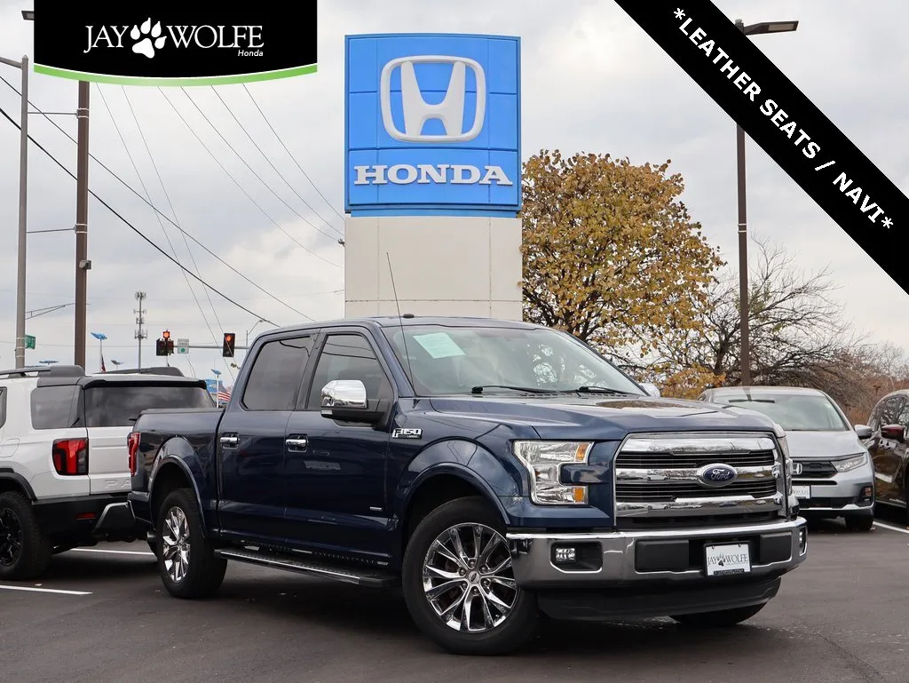 Blue 2016 Ford F-150 Lariat for sale in Kansas City, MO