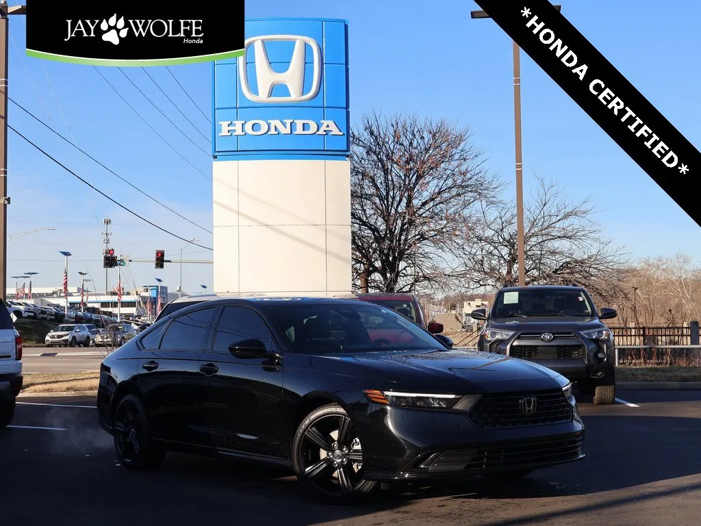Black 2025 Honda Accord Hybrid Sport-L for sale in Kansas City, MO