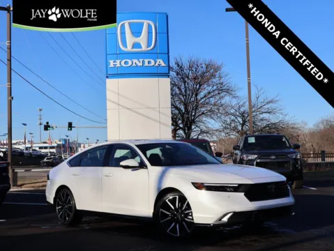 White 2025 Honda Accord Hybrid Touring for sale in Kansas City, MO