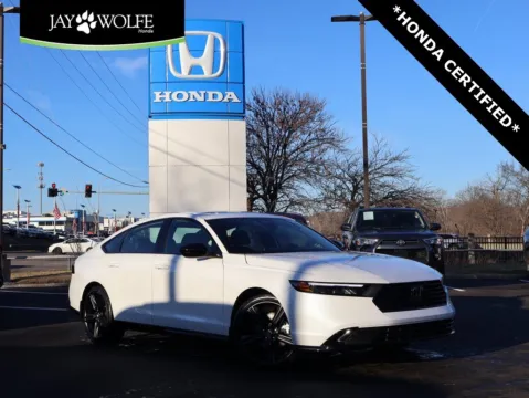White 2025 Honda Accord Hybrid Sport-L for sale in Kansas City, MO