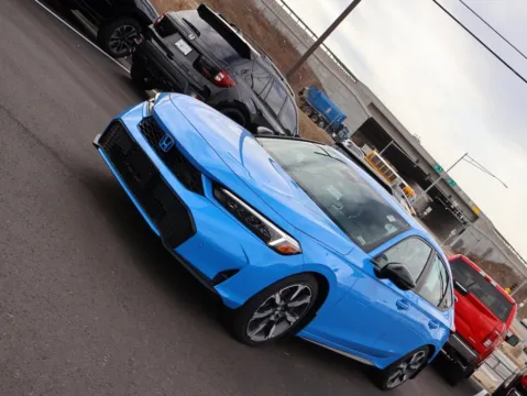 Another view of 2025 Honda Civic Hatchback Hybrid Sport Touring for sale in Kansas City, MO at Jay Wolfe Honda