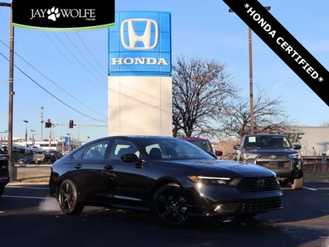Black 2025 Honda Accord Hybrid Sport-L for sale in Kansas City, MO