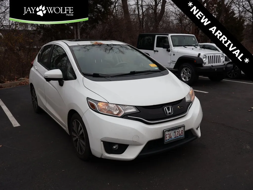 White 2015 Honda Fit EX-L for sale in Kansas City, MO