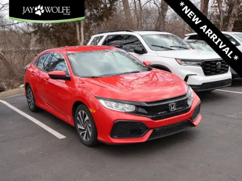 Red 2018 Honda Civic Hatchback LX for sale in Kansas City, MO