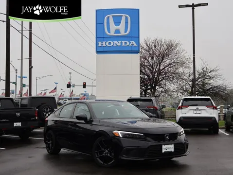 Black 2023 Honda Civic Hatchback Sport for sale in Kansas City, MO