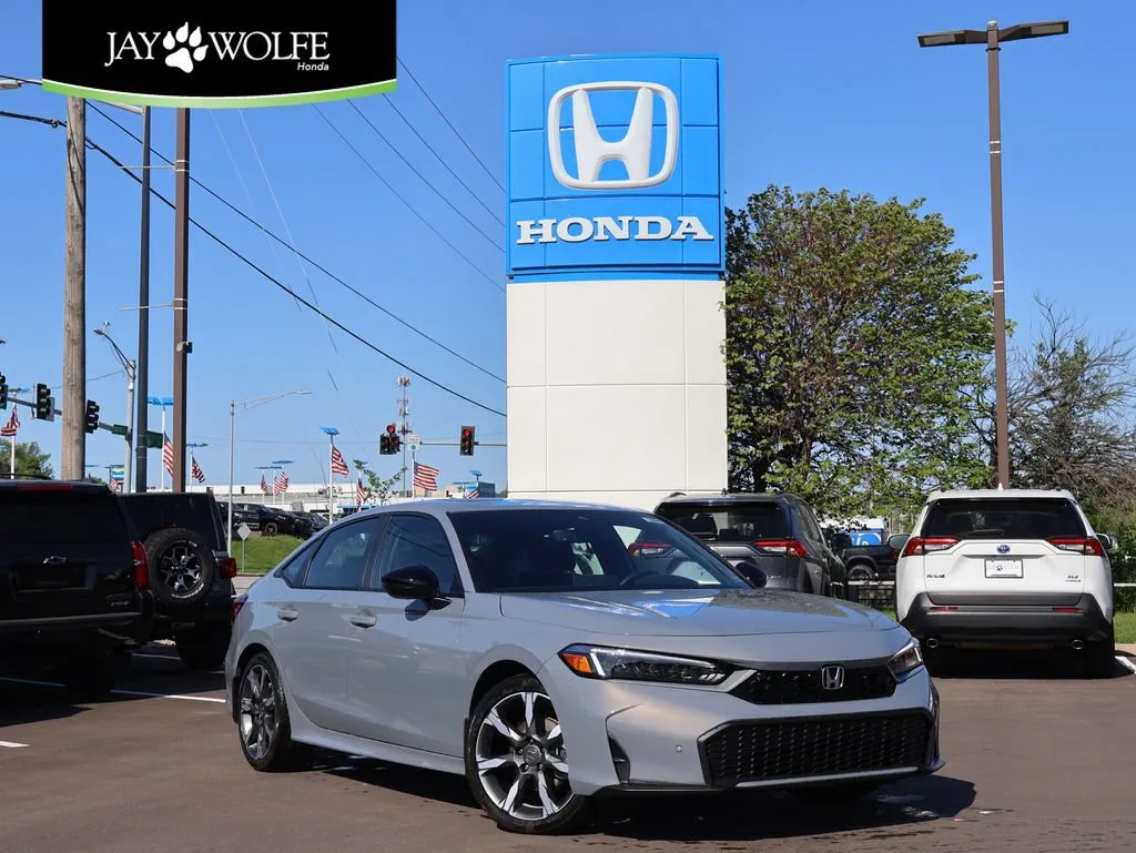 Gray 2026 Honda Civic Sedan Hybrid Sport Touring for sale in Kansas City, MO