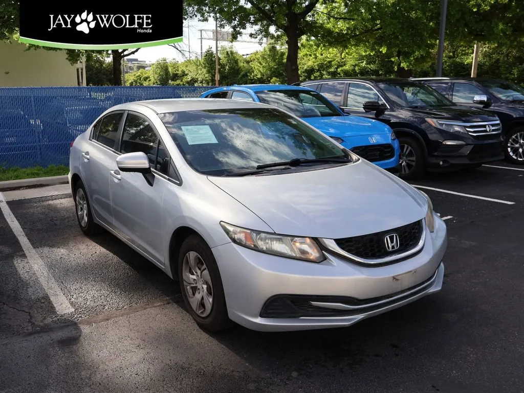 Silver 2015 Honda Civic Sedan LX for sale in Kansas City, MO