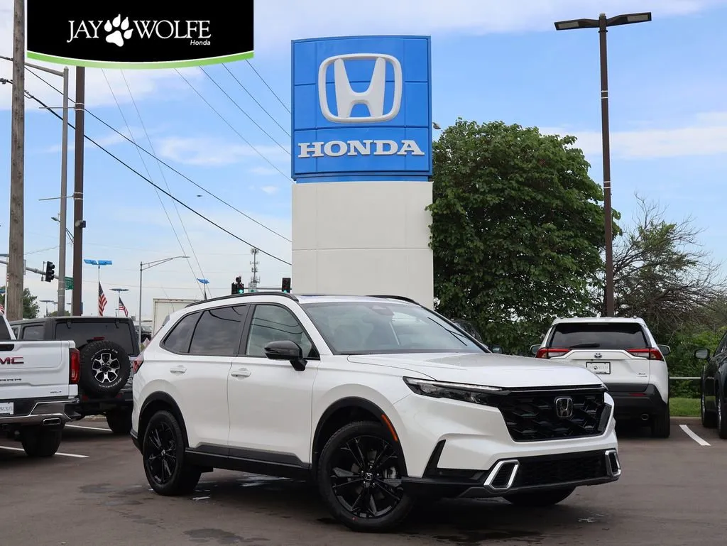 White 2026 Honda CR-V Hybrid Sport Touring for sale in Kansas City, MO