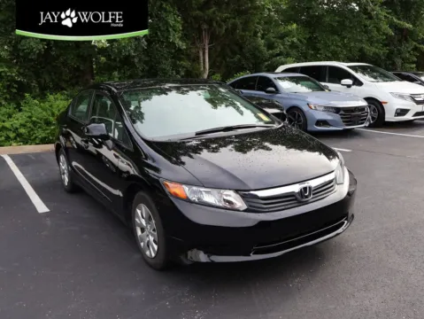 Black 2012 Honda Civic Sdn LX for sale in Kansas City, MO