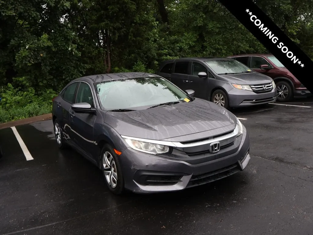 Gray 2016 Honda Civic Sedan LX for sale in Kansas City, MO
