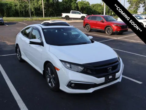 White 2021 Honda Civic Sedan EX for sale in Kansas City, MO