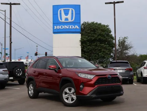 Red 2020 Toyota RAV4 Hybrid XLE for sale in Kansas City, MO
