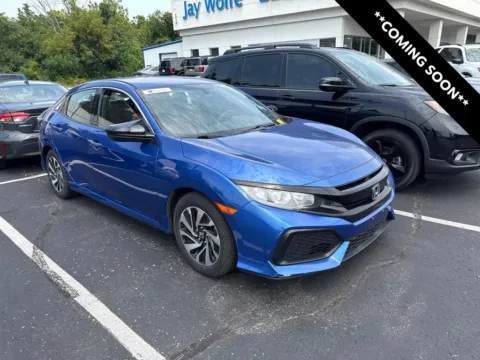 Blue 2018 Honda Civic Hatchback LX for sale in Kansas City, MO