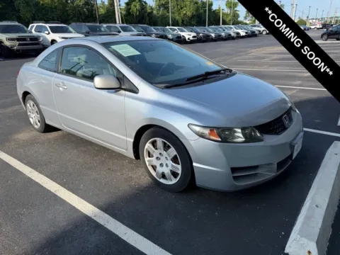 Silver 2010 Honda Civic Cpe LX for sale in Kansas City, MO
