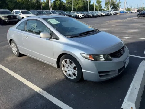 Silver 2010 Honda Civic Cpe LX for sale in Kansas City, MO