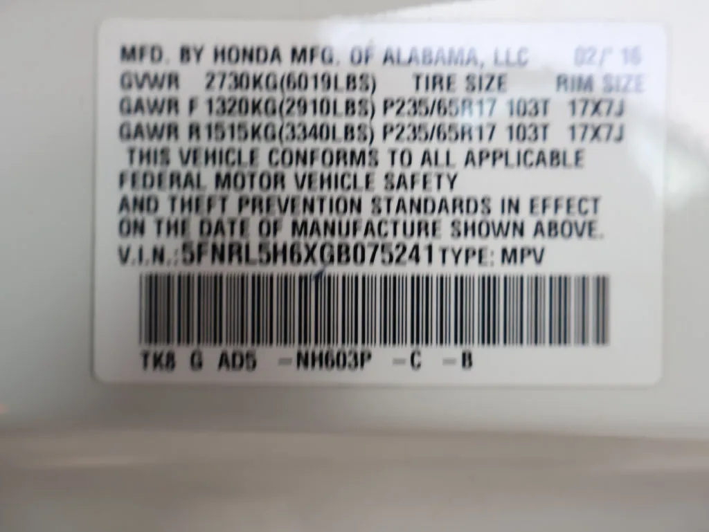 Honda Odyssey photo 15