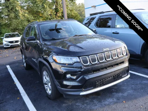 Black 2022 Jeep Compass Limited for sale in Kansas City, MO
