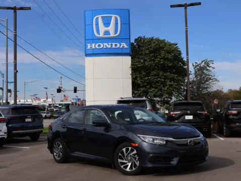 Blue 2017 Honda Civic Sedan EX for sale in Kansas City, MO