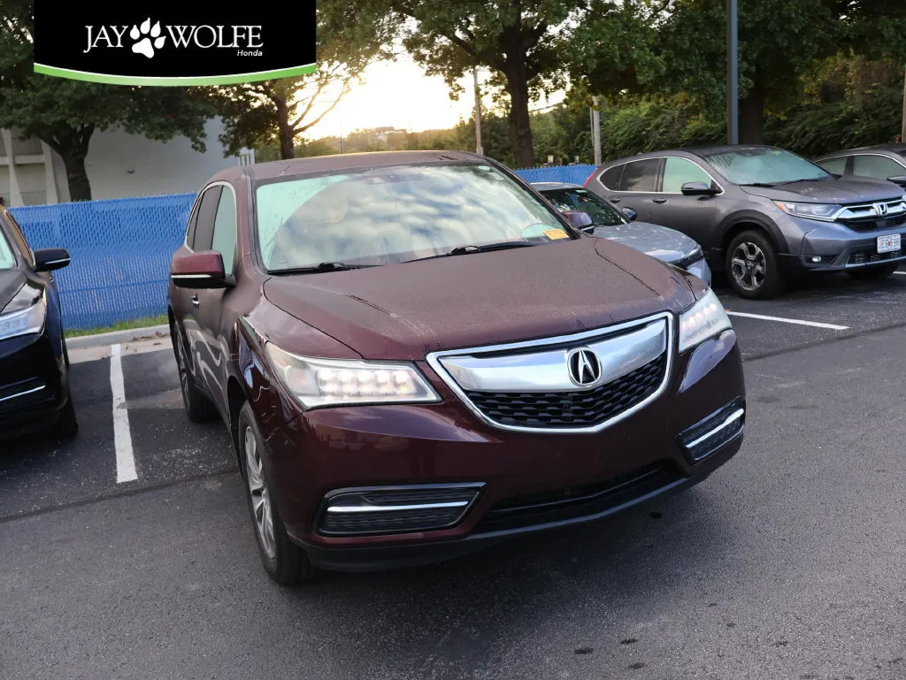 Red 2015 Acura MDX Tech Pkg for sale in Kansas City, MO