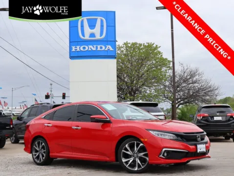 Red 2020 Honda Civic Sedan Touring for sale in Kansas City, MO