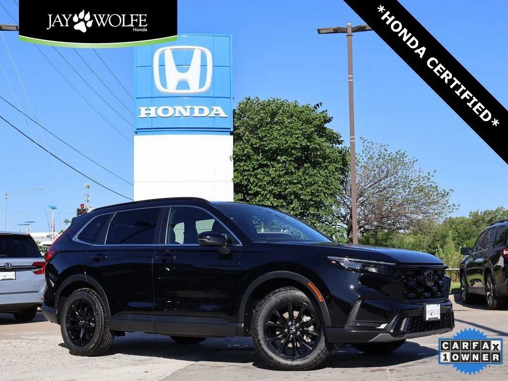 Black 2024 Honda CR-V Hybrid Sport-L for sale in Kansas City, MO