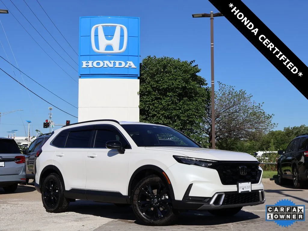 White 2025 Honda CR-V Hybrid Sport Touring for sale in Kansas City, MO