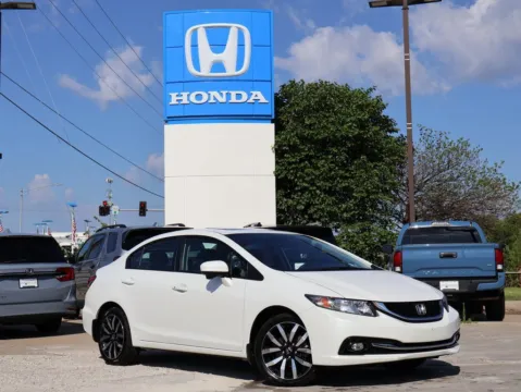 White 2014 Honda Civic Sedan EX-L for sale in Kansas City, MO