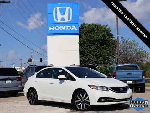 White 2014 Honda Civic Sedan EX-L for sale in Kansas City, MO