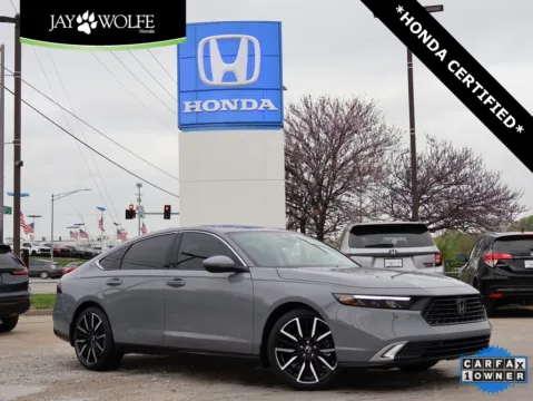 Gray 2024 Honda Accord Hybrid Touring for sale in Kansas City, MO