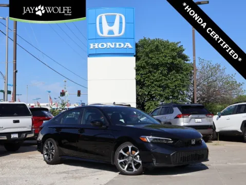 Black 2025 Honda Civic Sedan Hybrid Sport for sale in Kansas City, MO