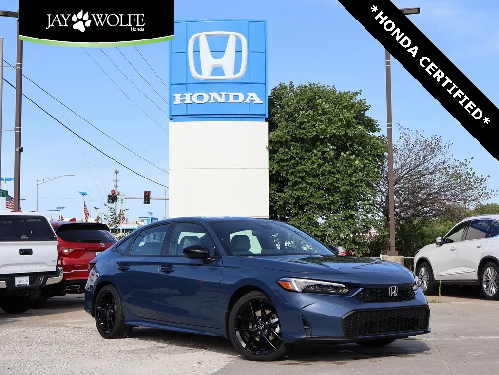 Blue 2025 Honda Civic Sedan Hybrid Sport for sale in Kansas City, MO