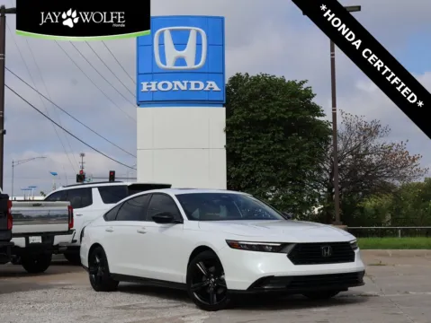 White 2025 Honda Accord Hybrid Sport-L for sale in Kansas City, MO