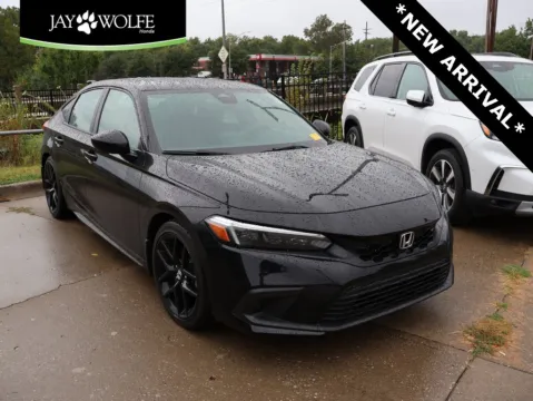 Black 2022 Honda Civic Hatchback Sport for sale in Kansas City, MO